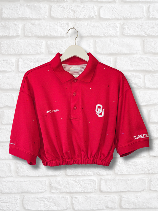 Oklahoma Sooners Crop Polo
