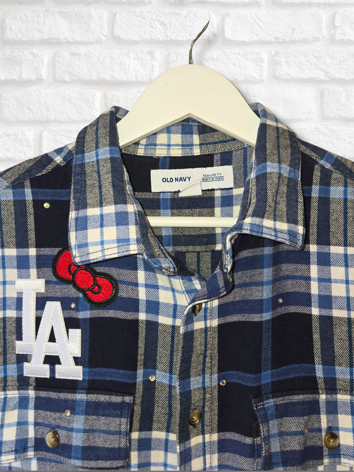 Dodgers HK Crop Flannel