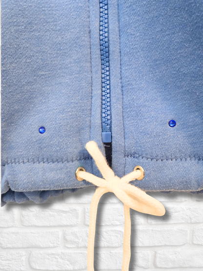 Texas Rangers HK Crop Zip-Up Sweatshirt