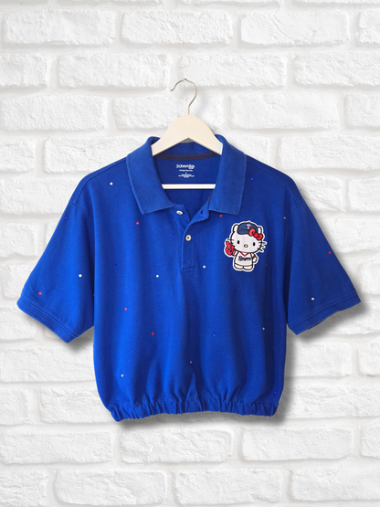 Texas Rangers HK Crop Polo