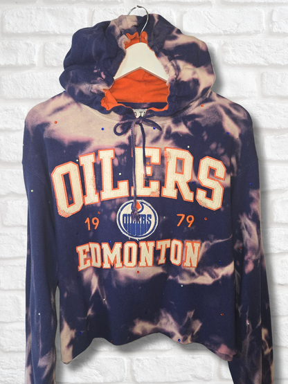 Edmonton Oilers Crop Hoodie