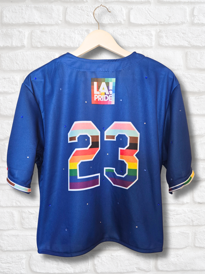 Los Angeles Dodgers Pride Crop Jersey - XL