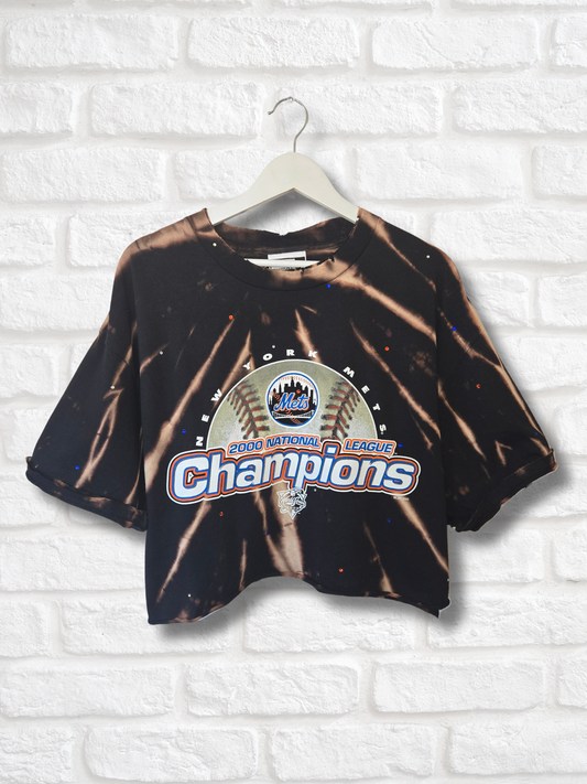 New York Mets Crop Top- Large