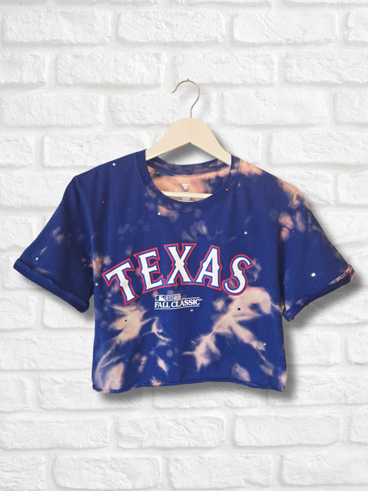Texas Rangers Crop Top - Small
