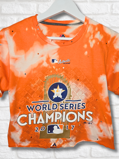 Houston Astros Crop Top- Small