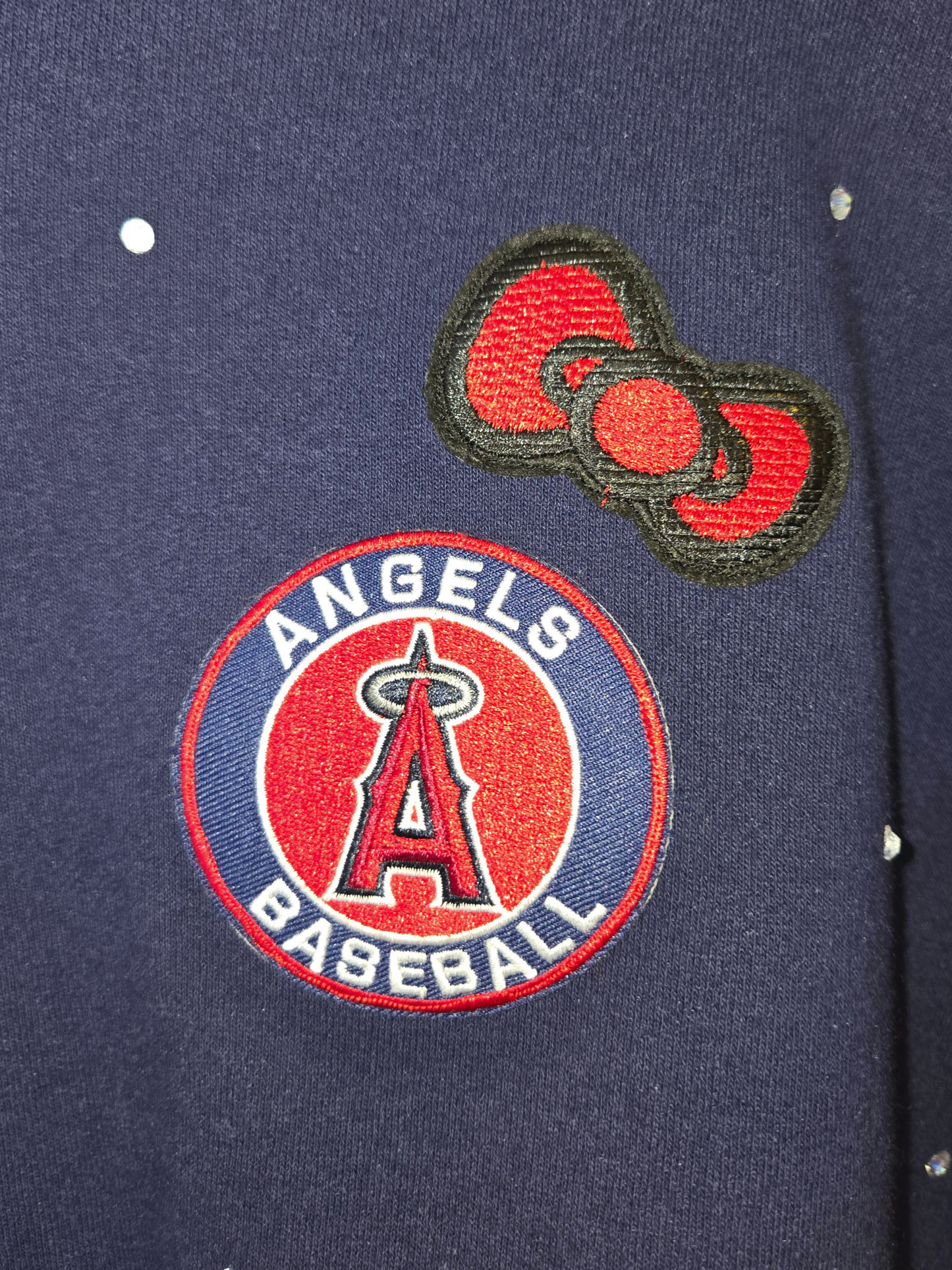Los Angeles Angels HK Crop Zip-Up Sweatshirt - XL