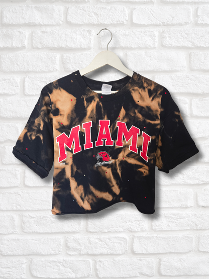 Miami RedHawks Crop Top- Large