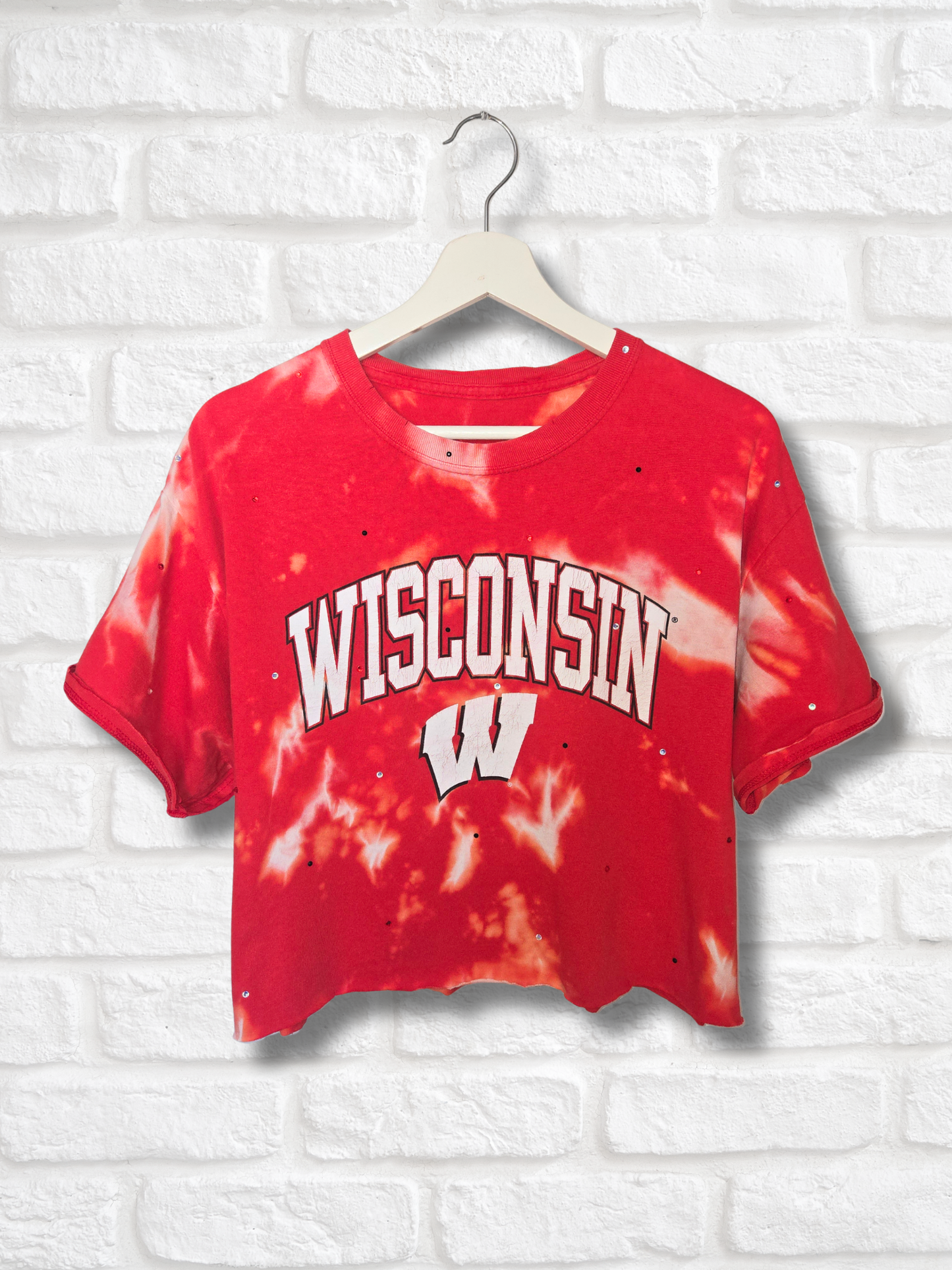 Wisconsin Badgers Crop Top- Large