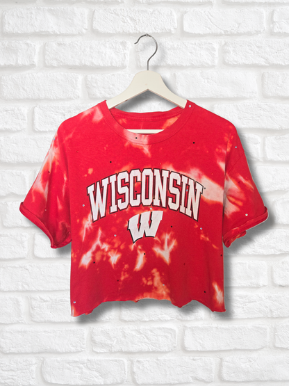Wisconsin Badgers Crop Top- Large