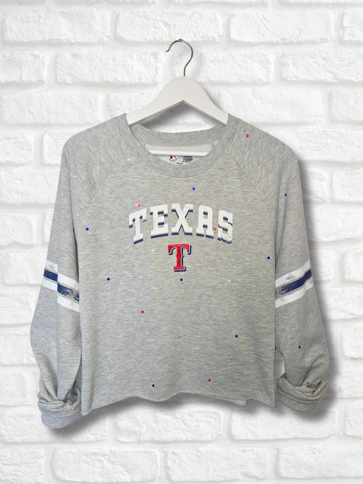 Texas Rangers Crop Sweatshirt- XL