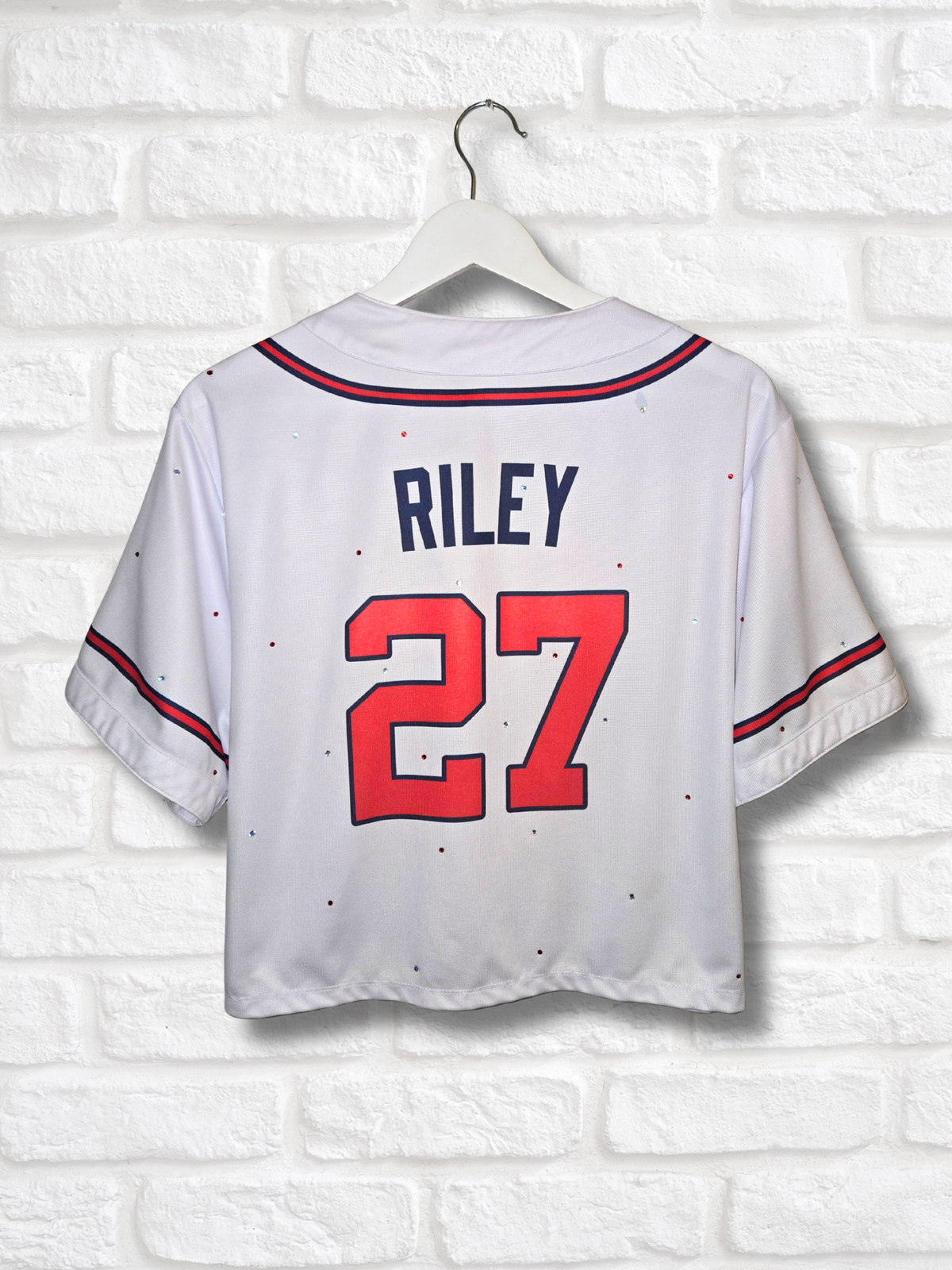 Atlanta Braves Crop Jersey- XL