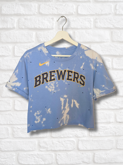 Milwaukee Brewers Crop Top- Medium