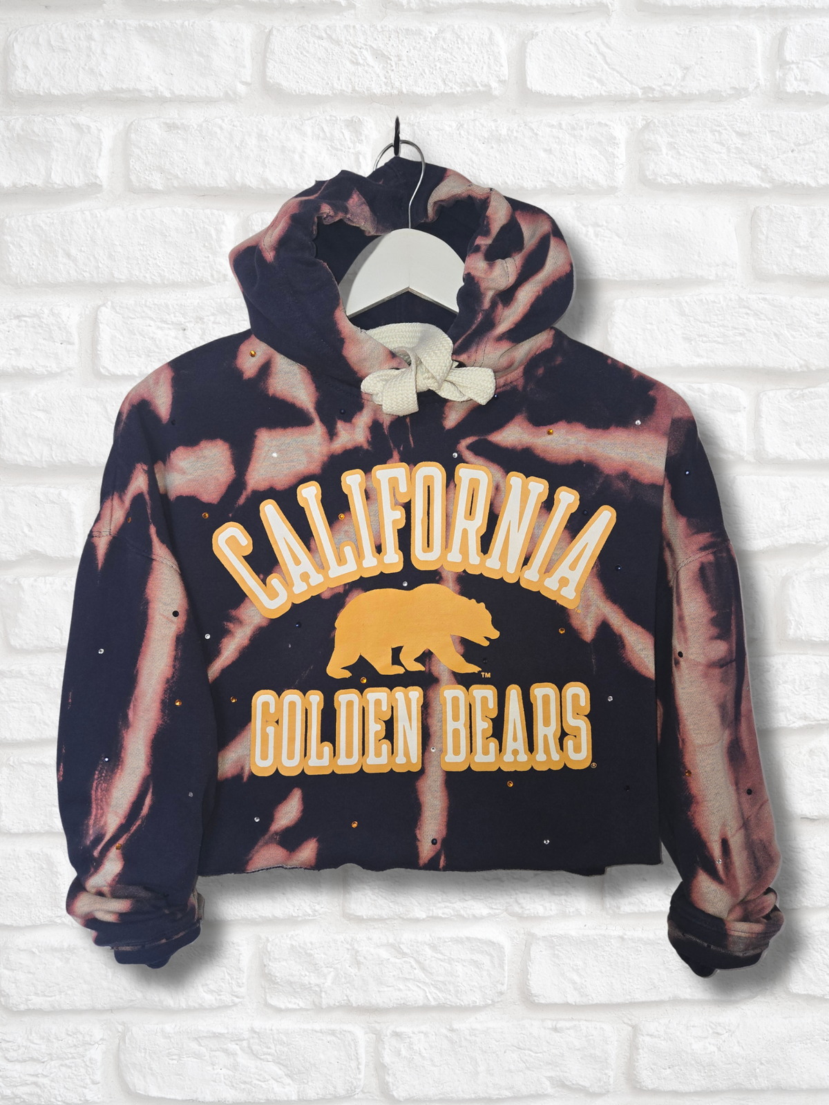 California Golden Bears Crop Hoodie-Small
