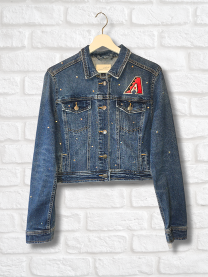Arizona Diamondbacks Rhinestone Crop Jacket