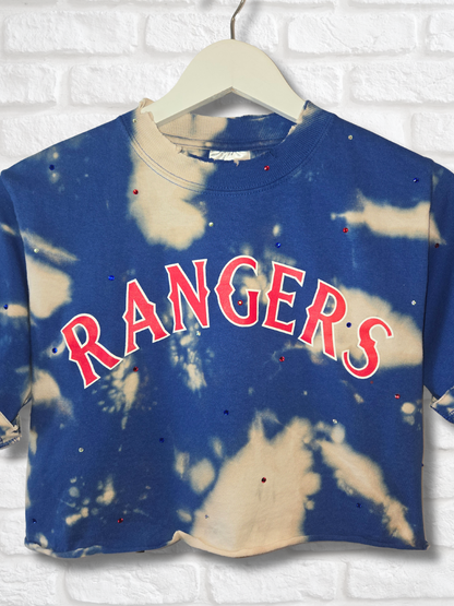 Texas Rangers Crop Top - Small