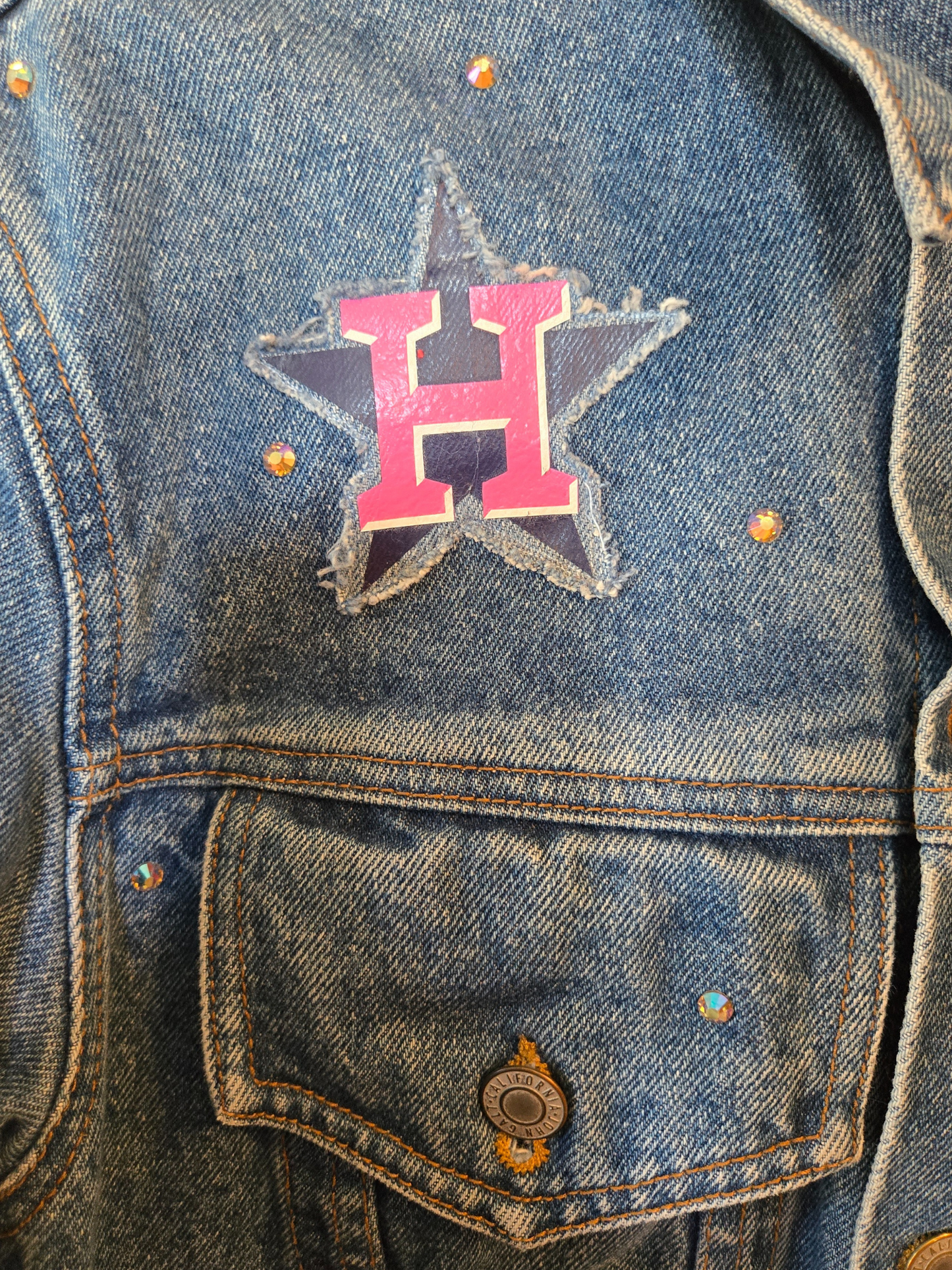 Astros HK Oversized Denim Jacket