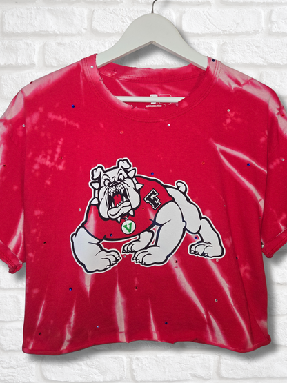 Fresno State Bulldogs Crop Top