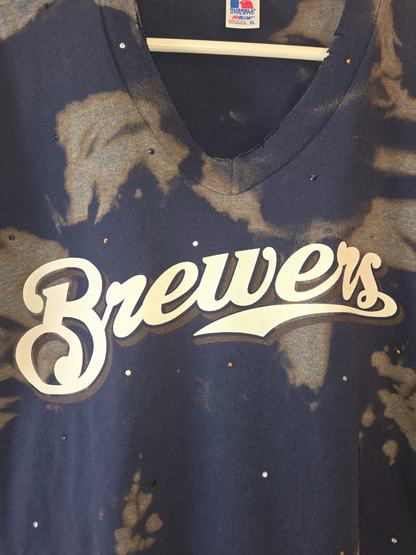 Milwaukee Brewers Crop Top- XL
