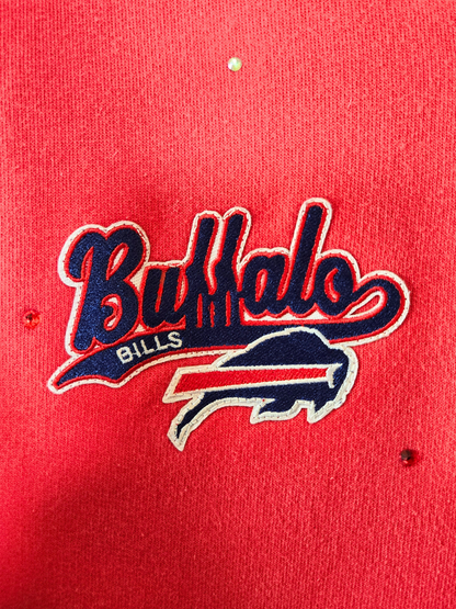 Buffalo Bills Crop Zip-Up Sweatshirt