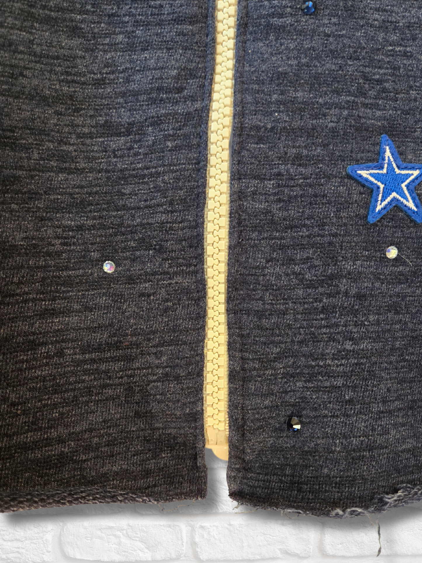 Dallas Cowboys Crop Zip-Up Sweatshirt