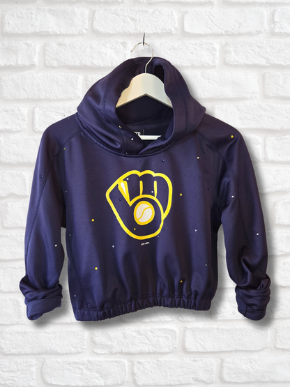 Milwaukee Brewers Crop Hoodie