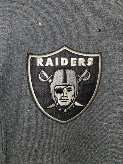 Las Vegas Raiders Crop Zip-Up Sweatshirt
