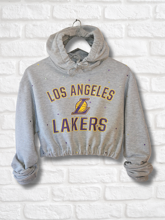 Los Angeles Lakers Crop Hoodie