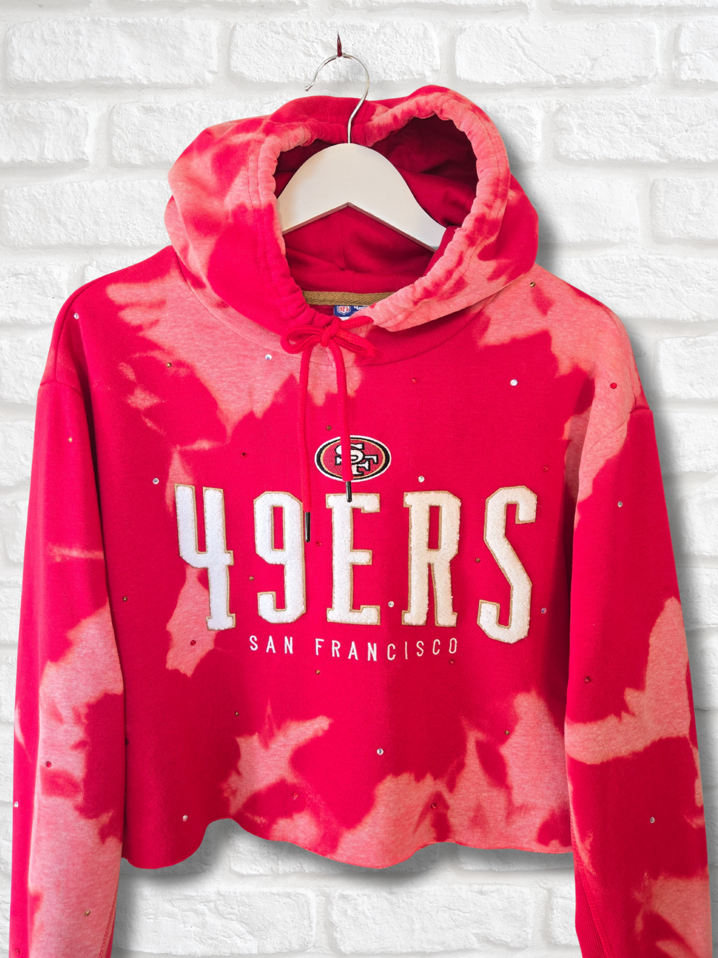 San Francisco 49ers Crop Hoodie