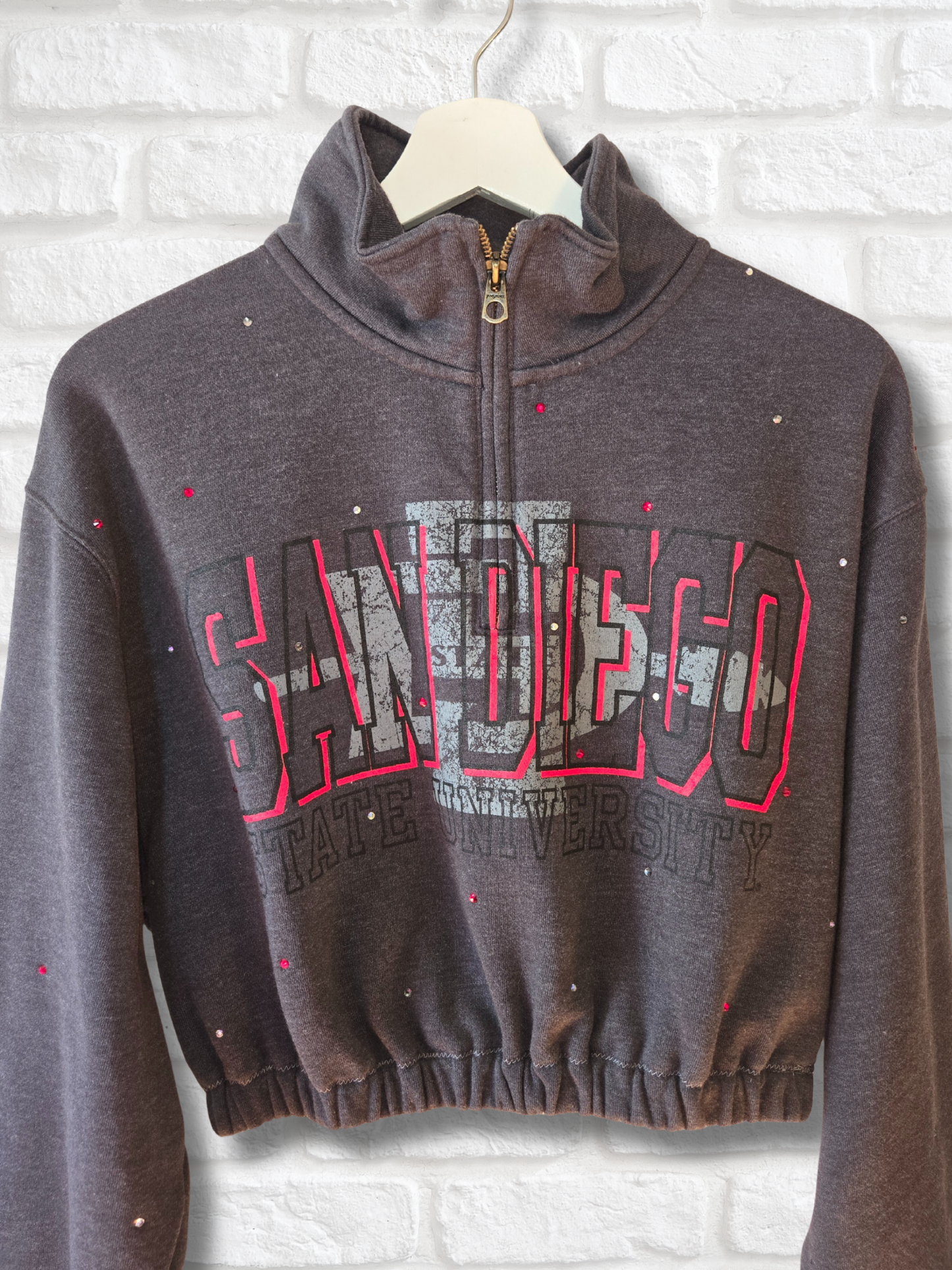 San Diego State Aztecs Crop Sweatshirt