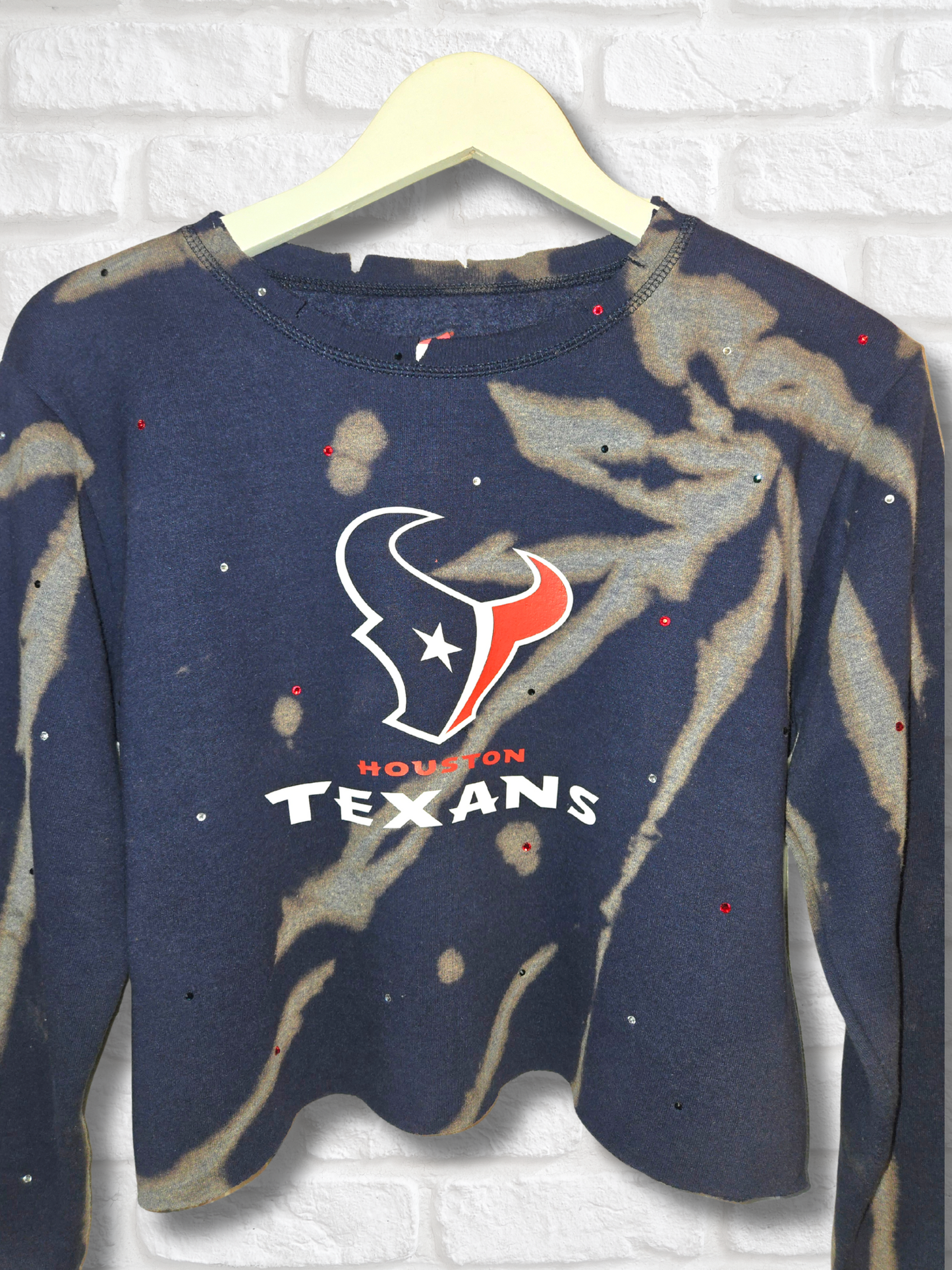 Houston Texans Crop Sweatshirt