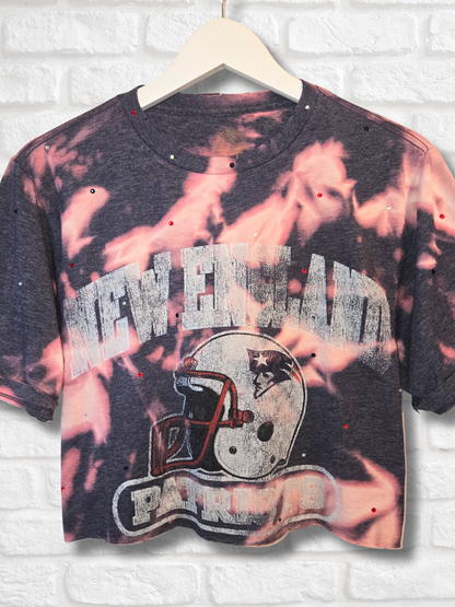 New England Patriots Crop Top