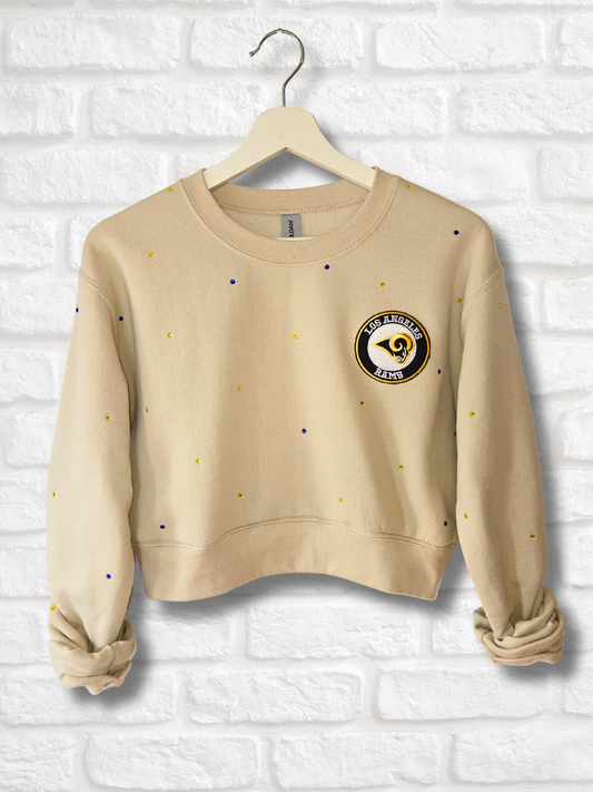 Los Angeles Rams Crop Sweatshirt