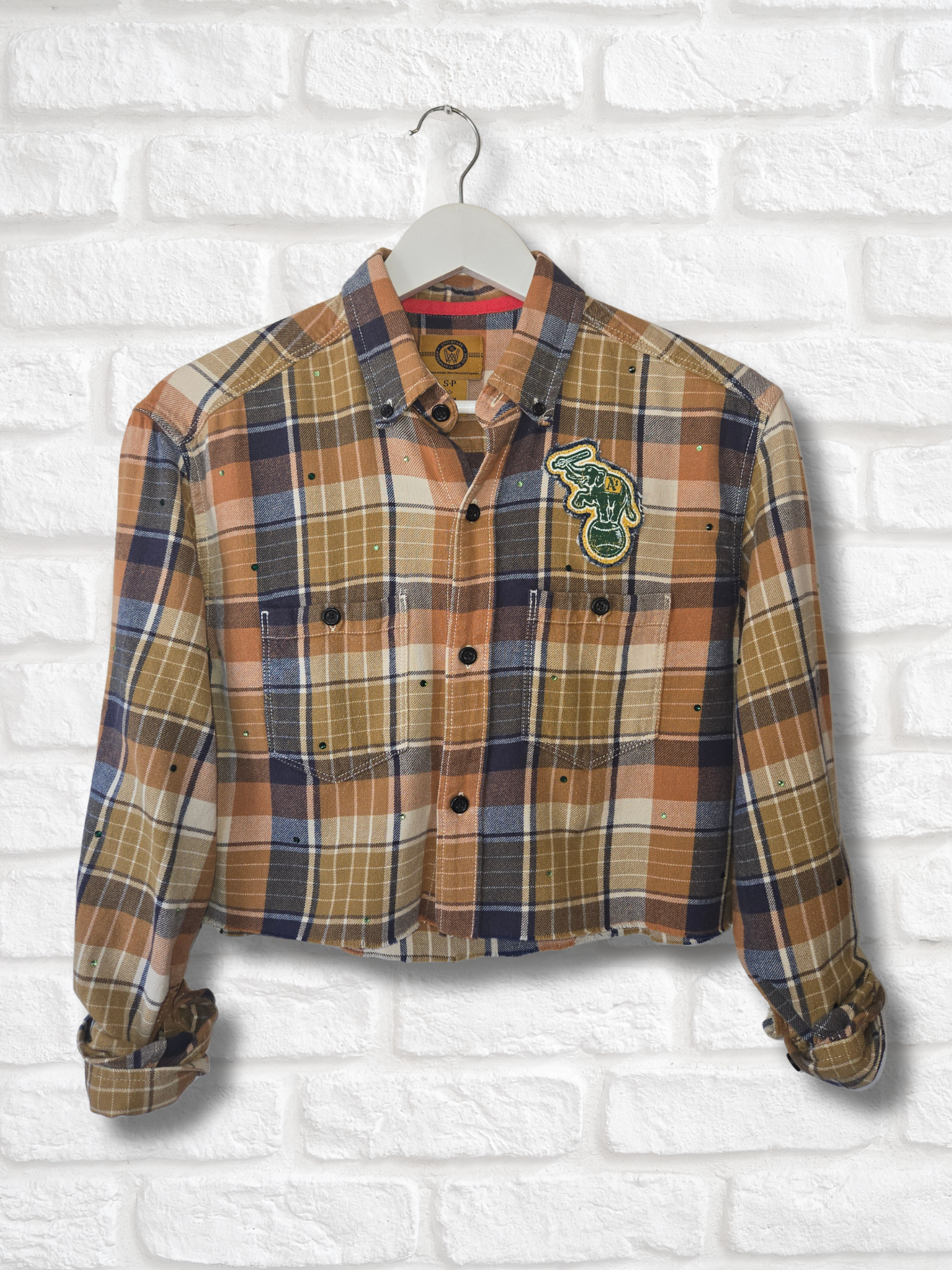Athletics Crop Flannel