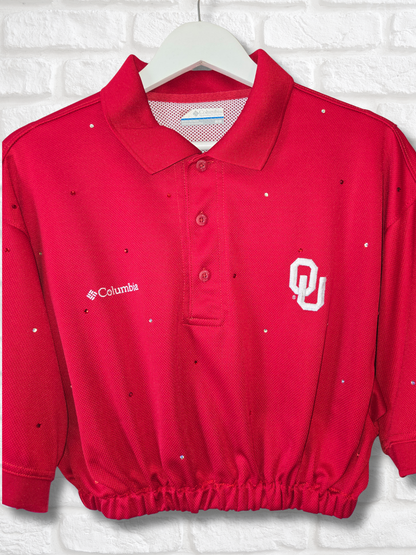 Oklahoma Sooners Crop Polo