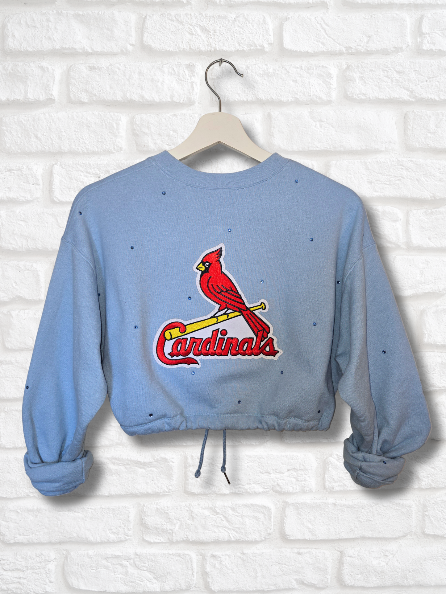 St. Louis Cardinals Crop Zip-Up Sweatshirt