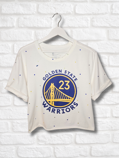 Golden State Warriors Crop Top - Large