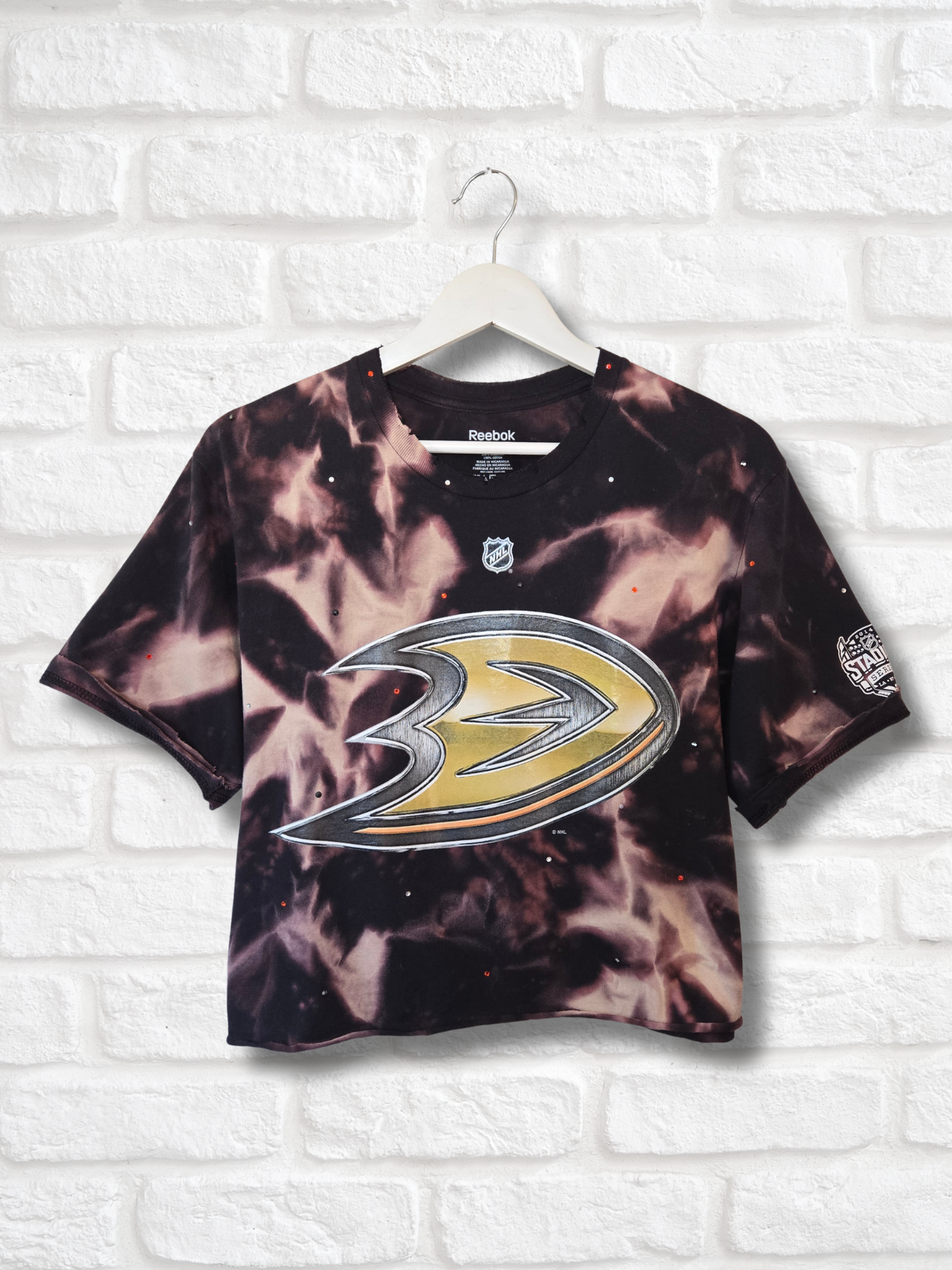 Anaheim Ducks Crop Top-Large