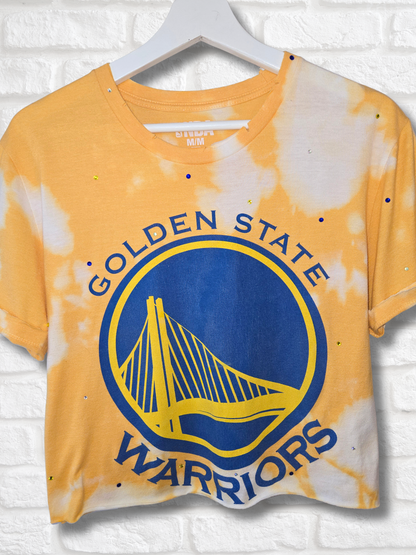 Golden State Warriors Crop Top- Medium