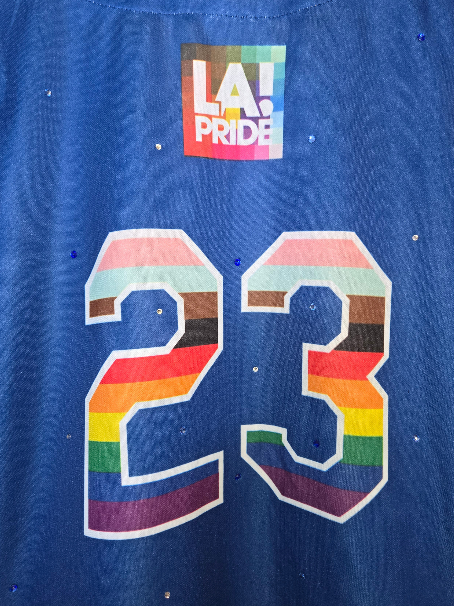 Los Angeles Dodgers Pride Crop Jersey - XL