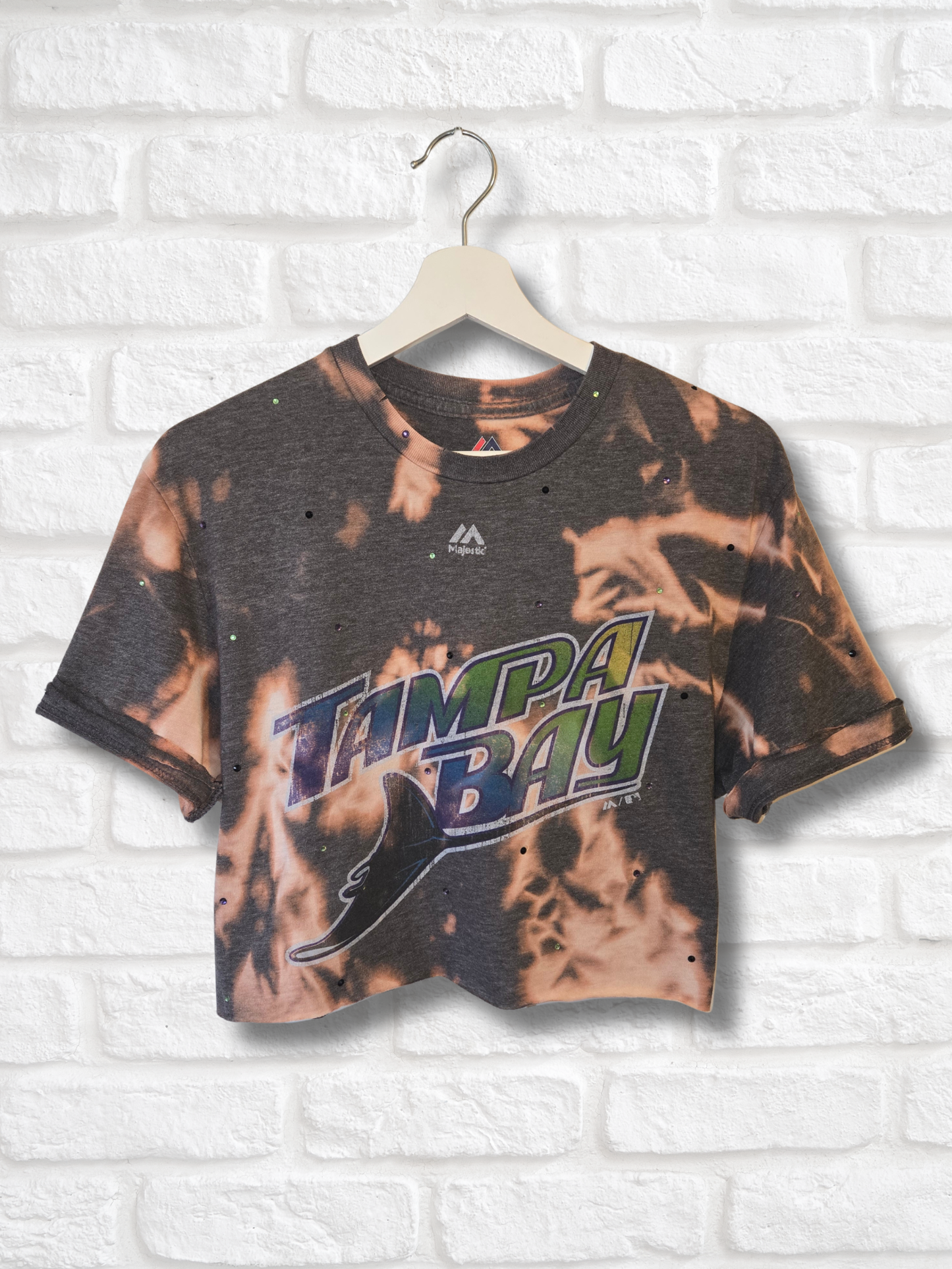 Tampa Bay Rays Crop Top- Small
