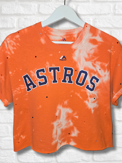 Houston Astros Crop Top- Medium