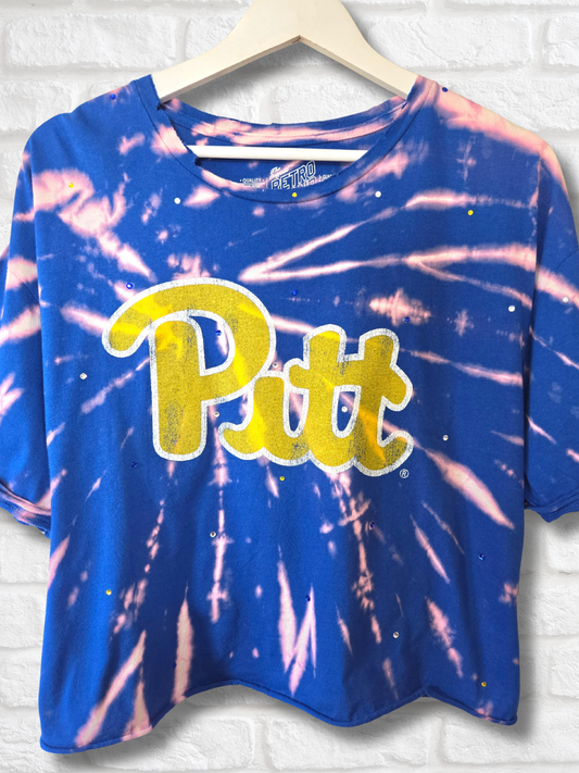 Pitt Panthers Crop Top- XL