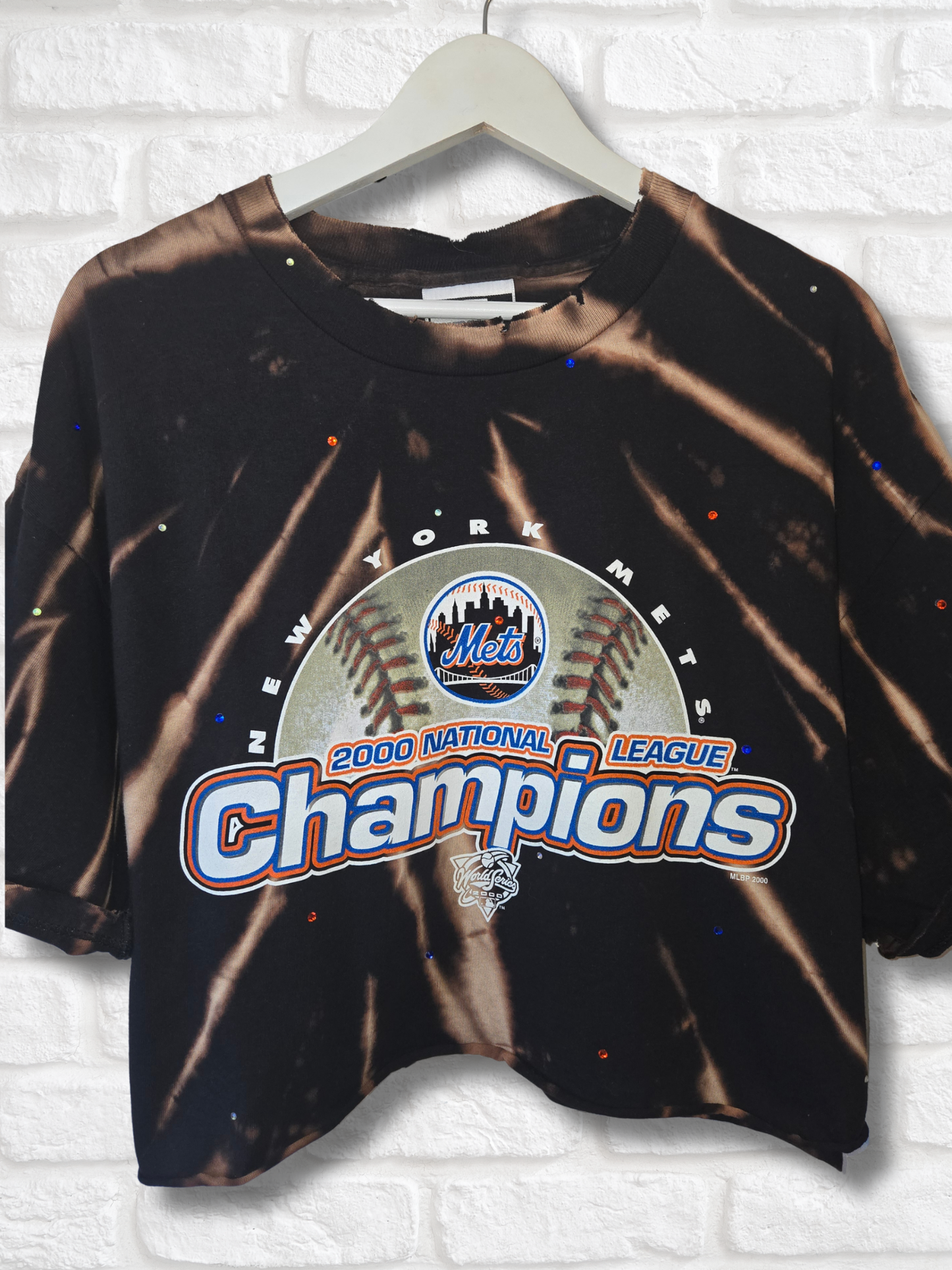 New York Mets Crop Top- Large