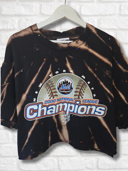 New York Mets Crop Top- Large