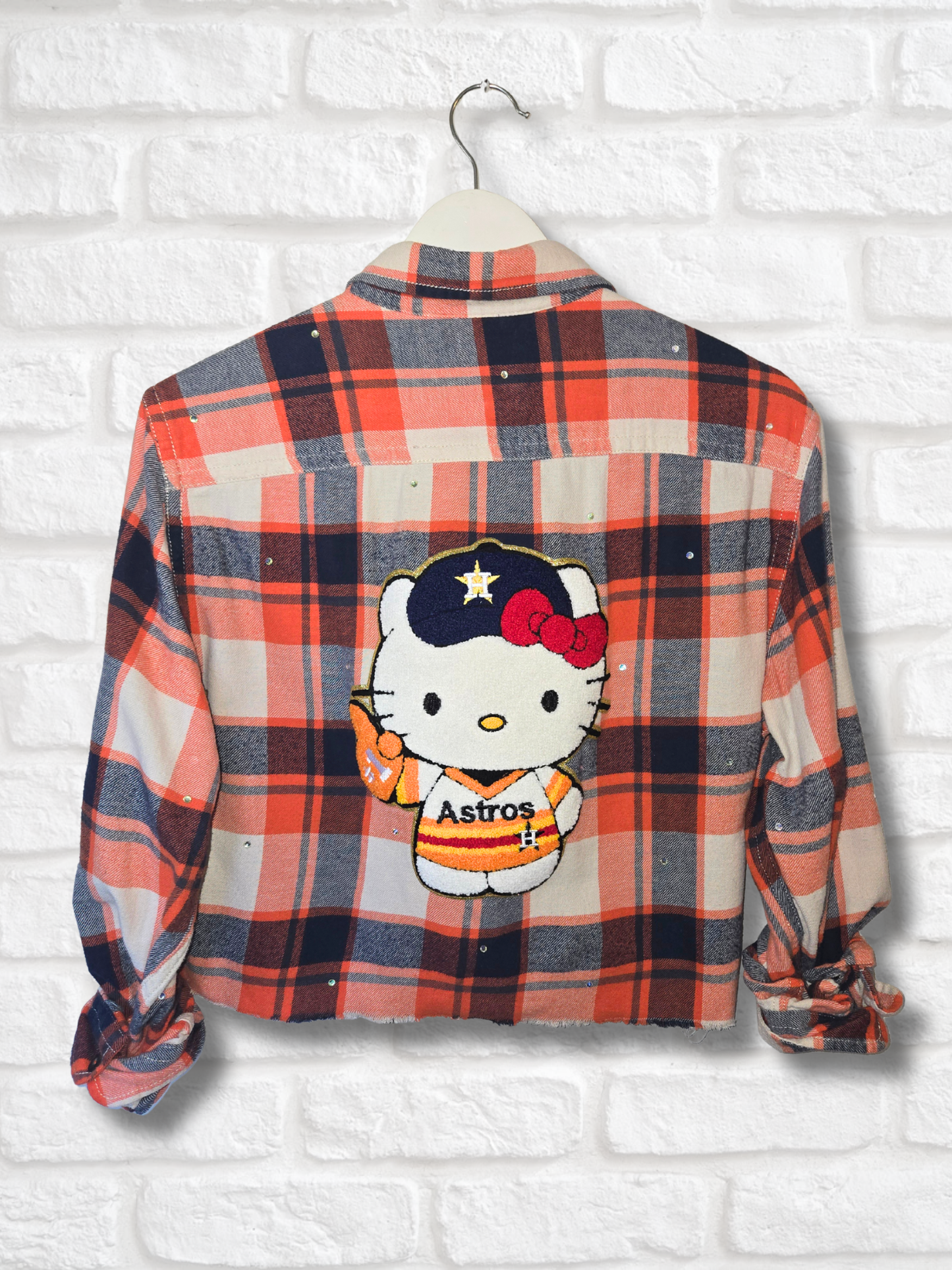 Astros HK Crop Flannel