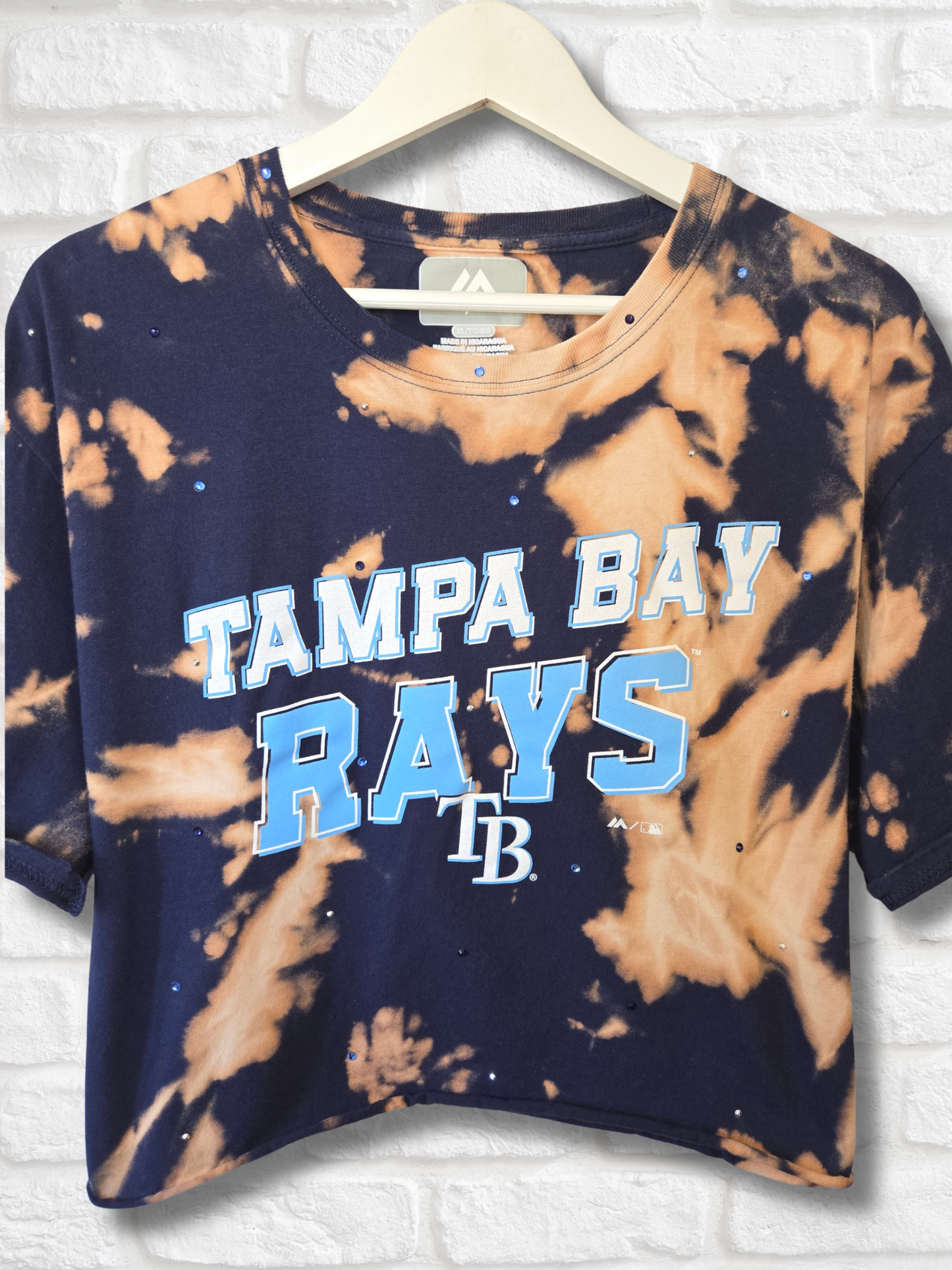 Tampa Bay Rays Crop Top- XL