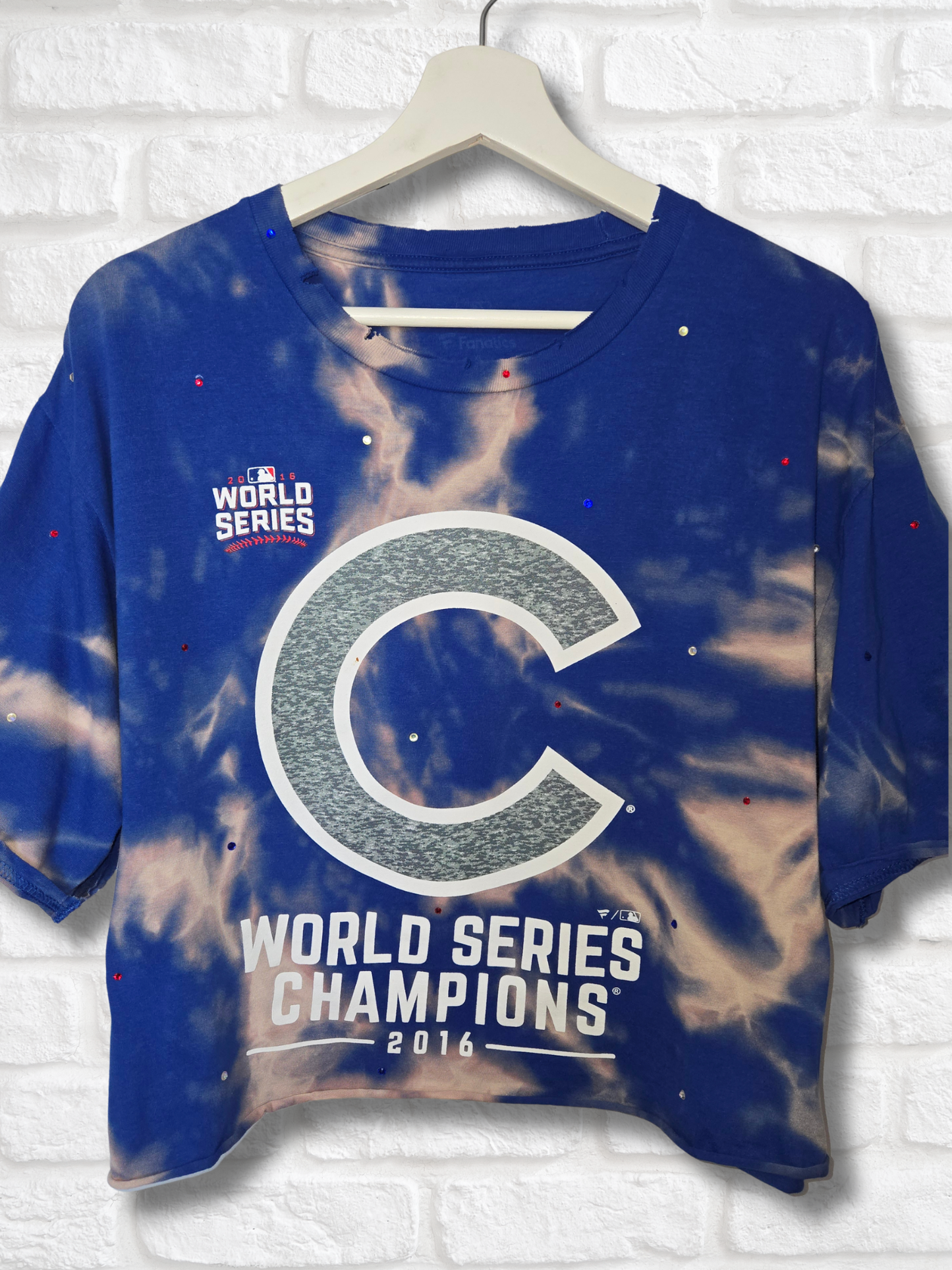 Chicago Cubs Crop Top- Large
