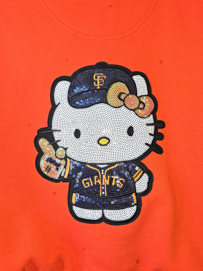 San Francisco Giants HK Crop Zip-Up Sweatshirt- Medium