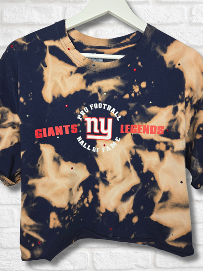 New York Giants Crop Top- Large