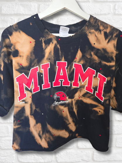 Miami RedHawks Crop Top- Large